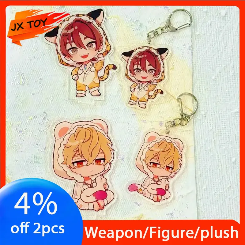 

NU: Carnival Fanfancy Animals Sleeping Ver. Acrylic Stand Quincy Q Figure Desk Ornaments Edmond Cute Accessory Kuya Toys Garu
