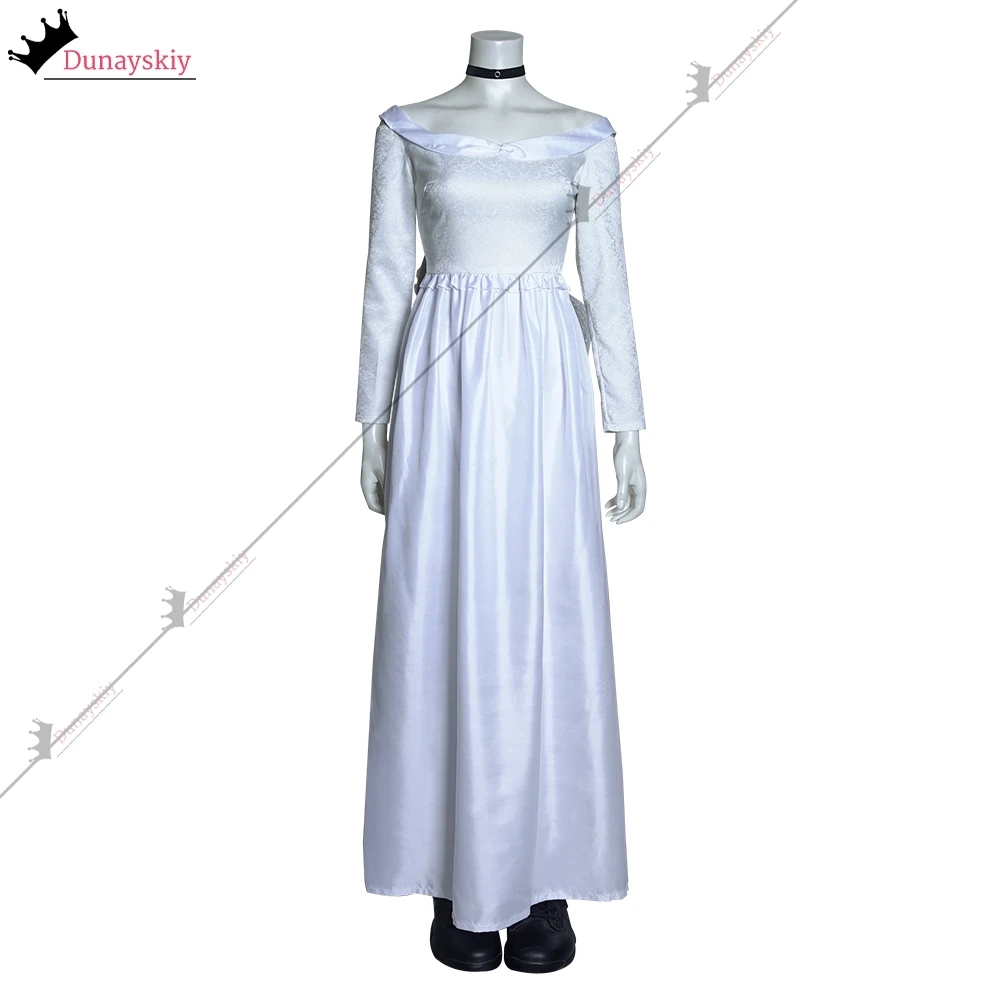 Tiffany Cosplay Costume Horror TV Chucky Disguise Women Roleplay Suit Women White Dresss Up For 2024 Halloween Carnival costume