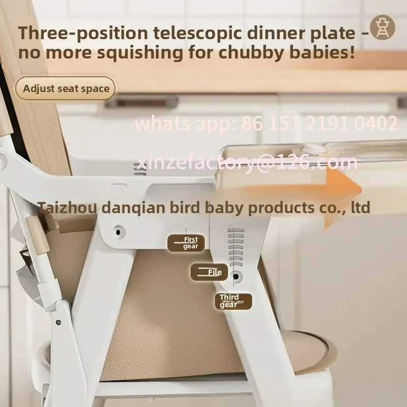 Customizable  Dining Chair Foldable Hotel Portable Children's Multifunctional  Eating