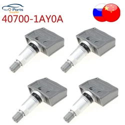 4pcs New Tire Pressure Monitoring Sensor TPMS 433MHZ For Nissan ForInfiniti 407001AY0A 407002138R 40700-1AY0A