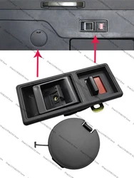 For Mitsubishi Pajero Montero Shogun MK2 V31 V32 V33 V43 V46 V47 Leopard black gold gang Rear Back Tailgate Door Interior Handle
