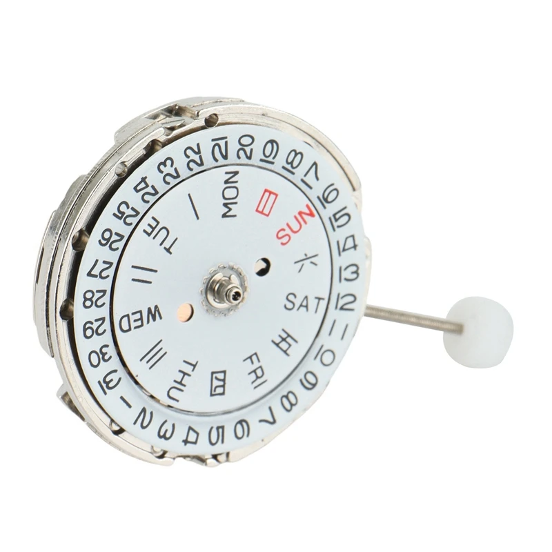 ABGR-Prettyia Miyota 8205 Movimento de relógio automático 3 ponteiros data/dia calendário duplo