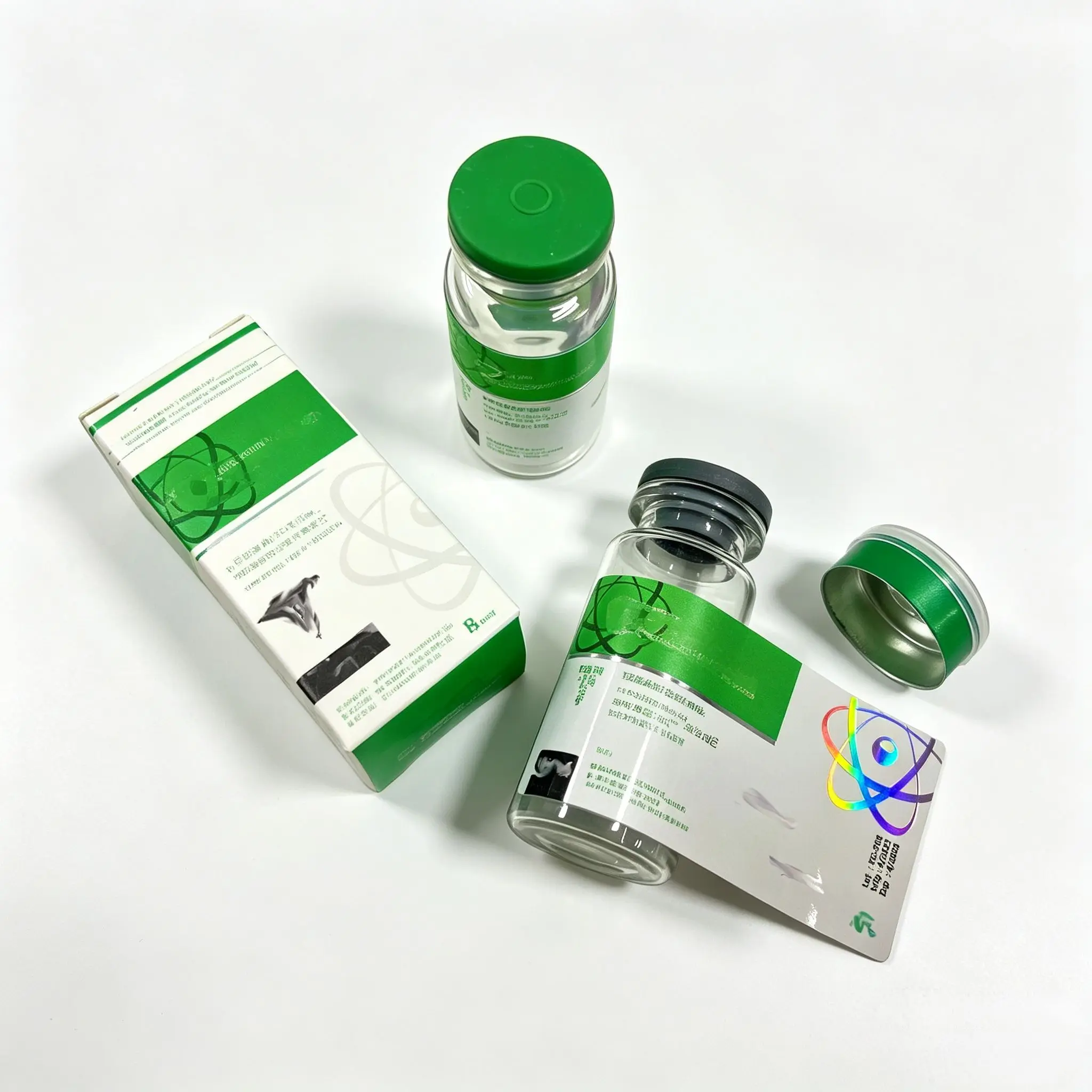 Etiquetas Autoadhesivas de Lujo de Alta Adhesión y Cajas a Juego para Botellas de Vidrio de 3 ml, 5 ml y 10 ml