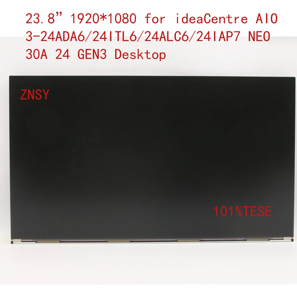 23.8 inch Genuine Desktop LCD Screen for ideaCentre AIO 3-24ADA6/24ITL6/24ALC6  MV238FHM-N20 LED Display Matrix 5D10W33963