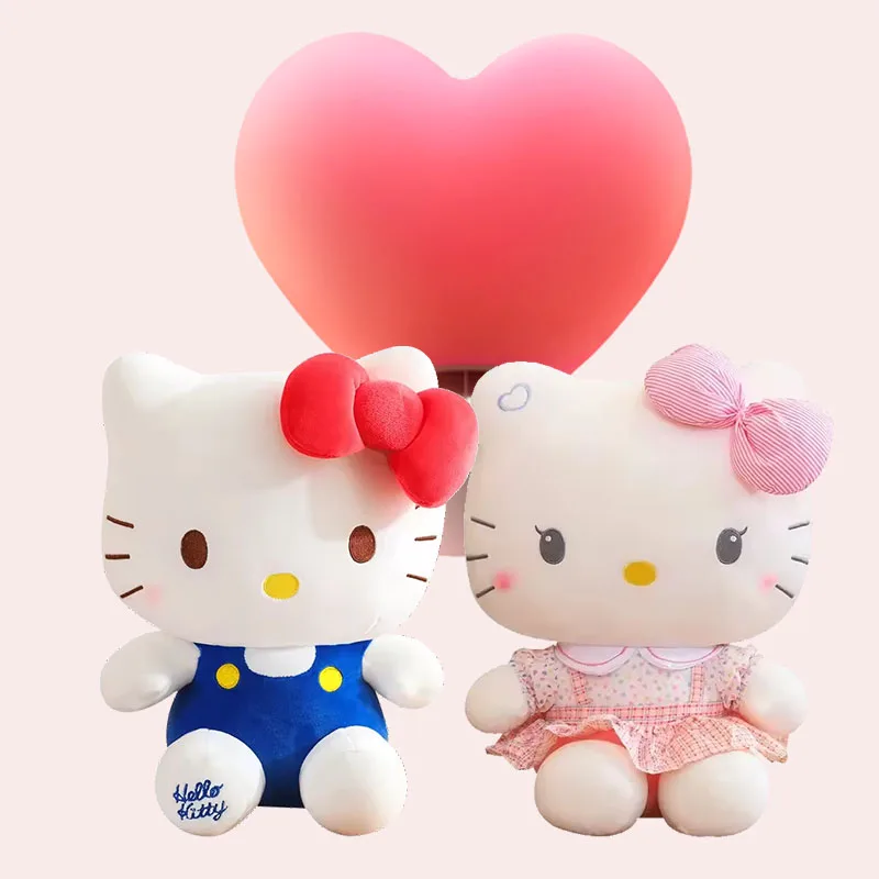 *Sanrio Hello Kitty Anime Hello Kitty giocattoli di peluche Plushier cuscino morbido regali di compleanno per ragazze bambole di peluche Hello Kitty Kawaii *