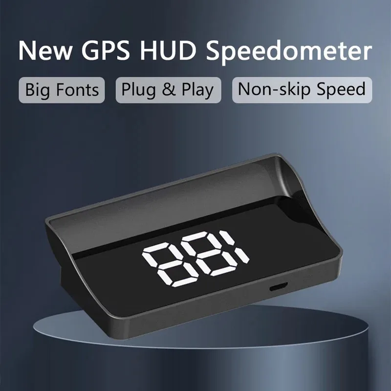 HUD Head-Up Display Car BeiDou GPS Speed New Energy Vehicle Instrument Speed Cockpit Display W2