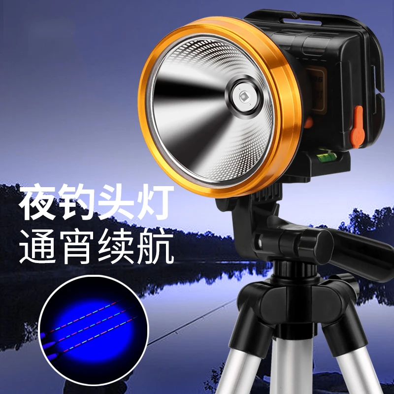 Strong Light Head Lamp Head Mounted, Strong Light Charging, Ultra Bright, High-power, Outdoor, Ultra Light and Waterproof