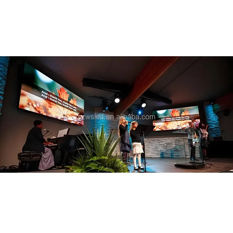 P2.5 Indoor Rental LED Display 4500-5000cd/m Brightness 100,000 Hours Lifespan for Concert Stage Shopping Mall Retail Store