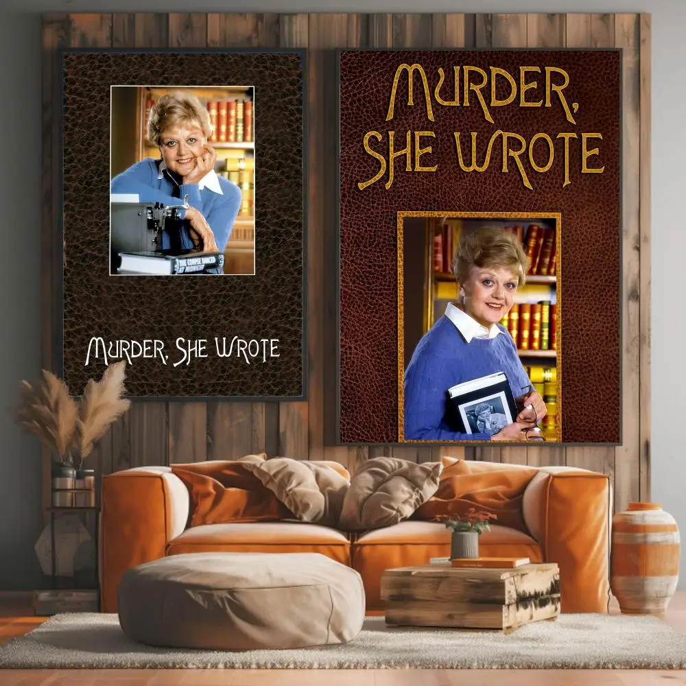 tv series M-Murder She Wrote-E Painting Calligraphy Artwork for Living Room Bedroom Office Home Decor