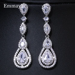 Emmaya New Trendy Party Noble Waterdrop Shape Earring Three Colors Choice For Female Ingenious Jewelry Fancy Gift