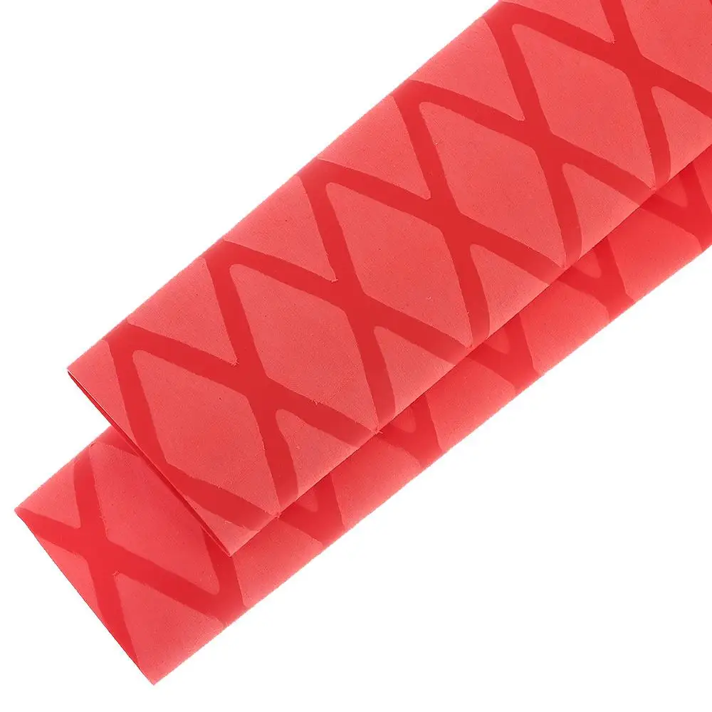 EVA+PE Heat Shrink Wrap Tubing 2:1 Ratio Black/Red/Yellow/Green/Blue Fishing Rod Anti Electricity 3.3ft Wrap Band
