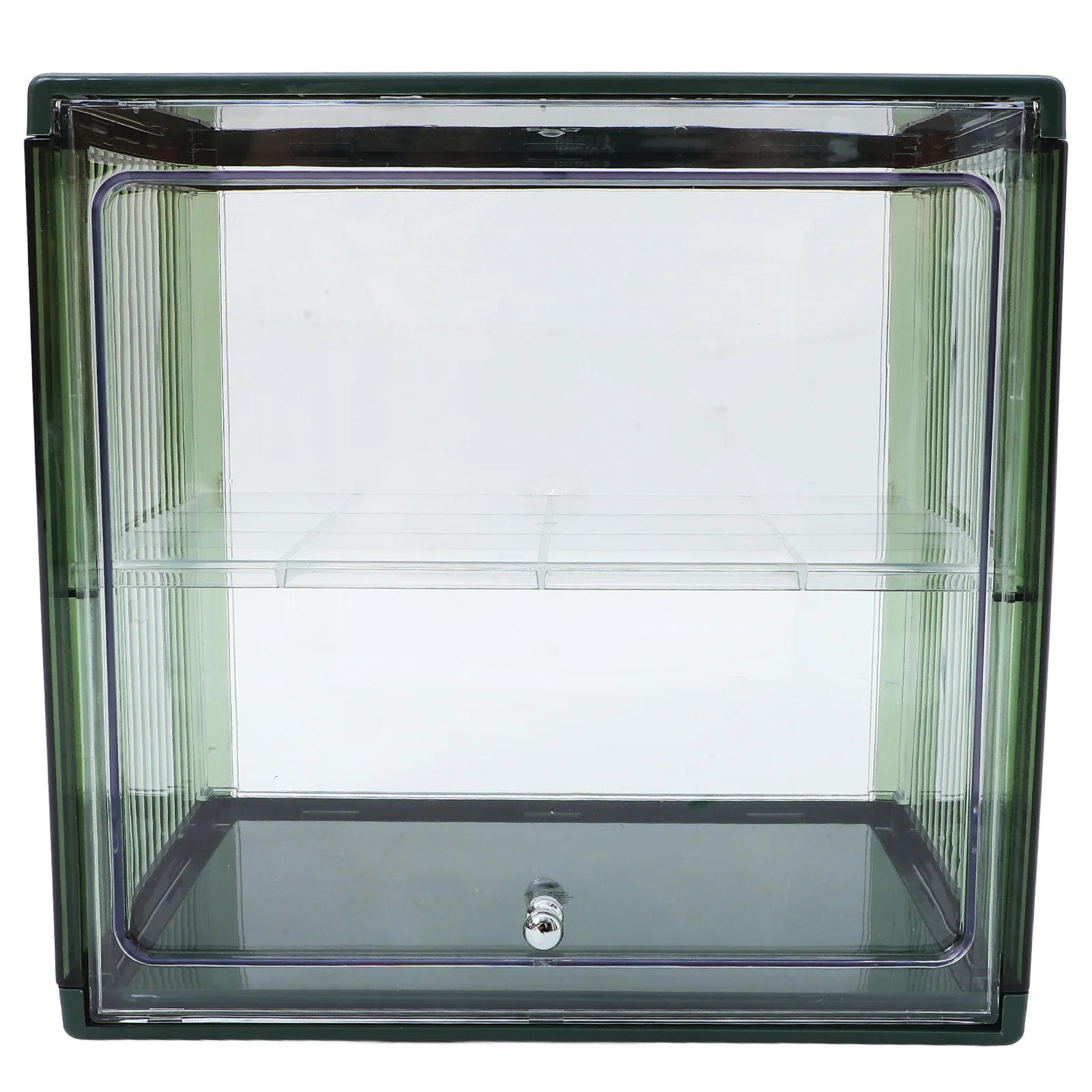 

Double-Layer Transparent Bread Box Plastic Kitchen Food Storage Container Bread Keeper for Home Bakery Coffee Shop