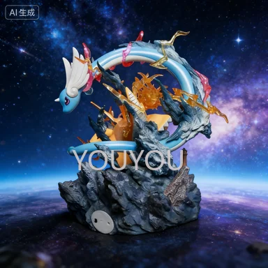 

Фигурка GK Dragonite (30 см) из серии Pokémon: Эволюционная линия, светящаяся декоративная модель, коллекционная игрушка