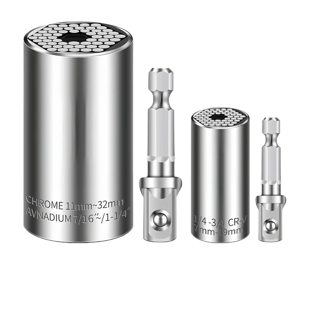Multifunctional Magic Socket Universal Torque Wrench Head Set Multi Purpose Wrench Extension Rod Electric Hand Drill Screw Tool
