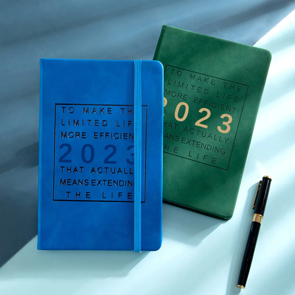 Efficient Plan Pad Date Calendar PU Appointment Planner Study Work Schedule Daily to Do List 2023 Efficient Planner