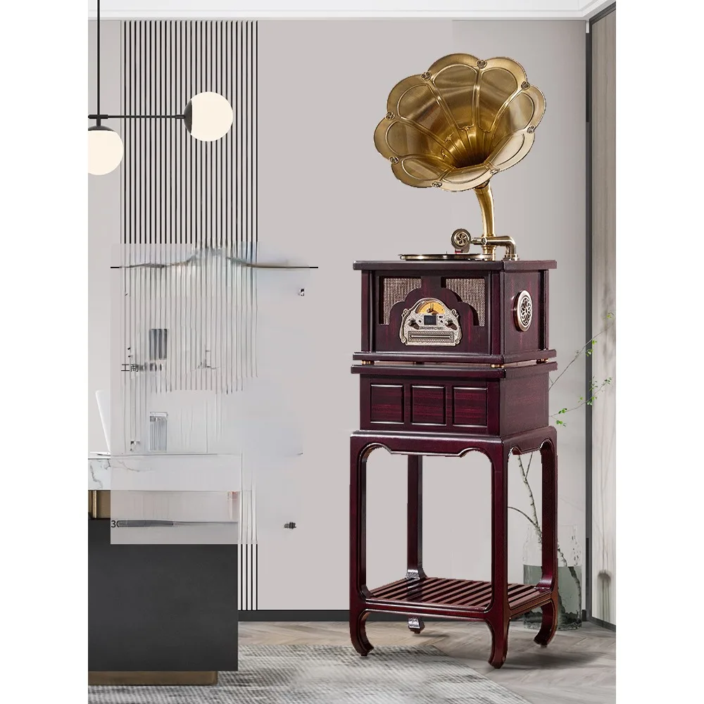 New Chinese phonograph Chinese living room retro big speaker antique old audio vinyl record player