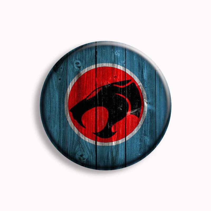 Cartoon Thundercats Logo Anime Button Pin Creative Character Brooch Badge Bag Accessories Decor Fans Collect Friends Gifts