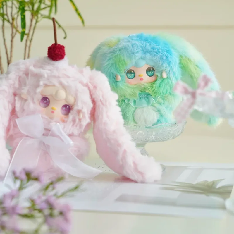 Yooki Hopping Bunny Series Vinyl Pluche Blind Box Kawaii Pop Desktop Ornament Leuke Rugzak Sleutelhanger Trendy Speelgoed Verrassingsgeschenken