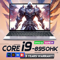 2025 Portable Gaming Laptop Computer Windows 11 Intel Core i9 8950HK 16GB DDR4 1TB 2TB SSD 1920*1080P Office Gaming PC Notebook