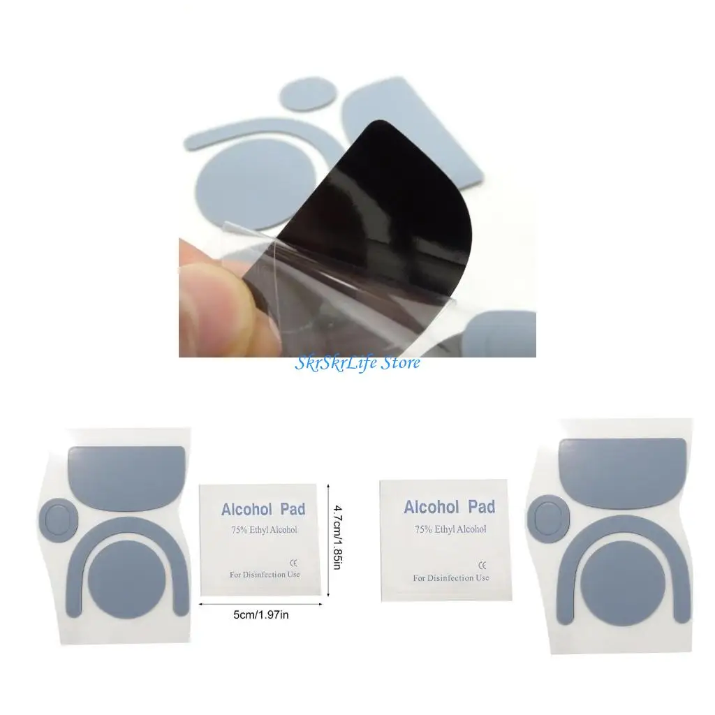 E65E 1SET Round Round Murved Mouse Mouse Mouse Skates Pad for Gprox Superlight 2 #1