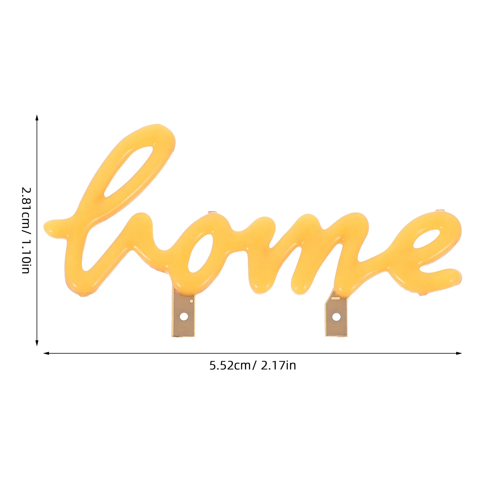 2 Pack LED Filament Bulbs Home Letter Shape 3V 2200K Warm White for Bedroom Party Wall Decor