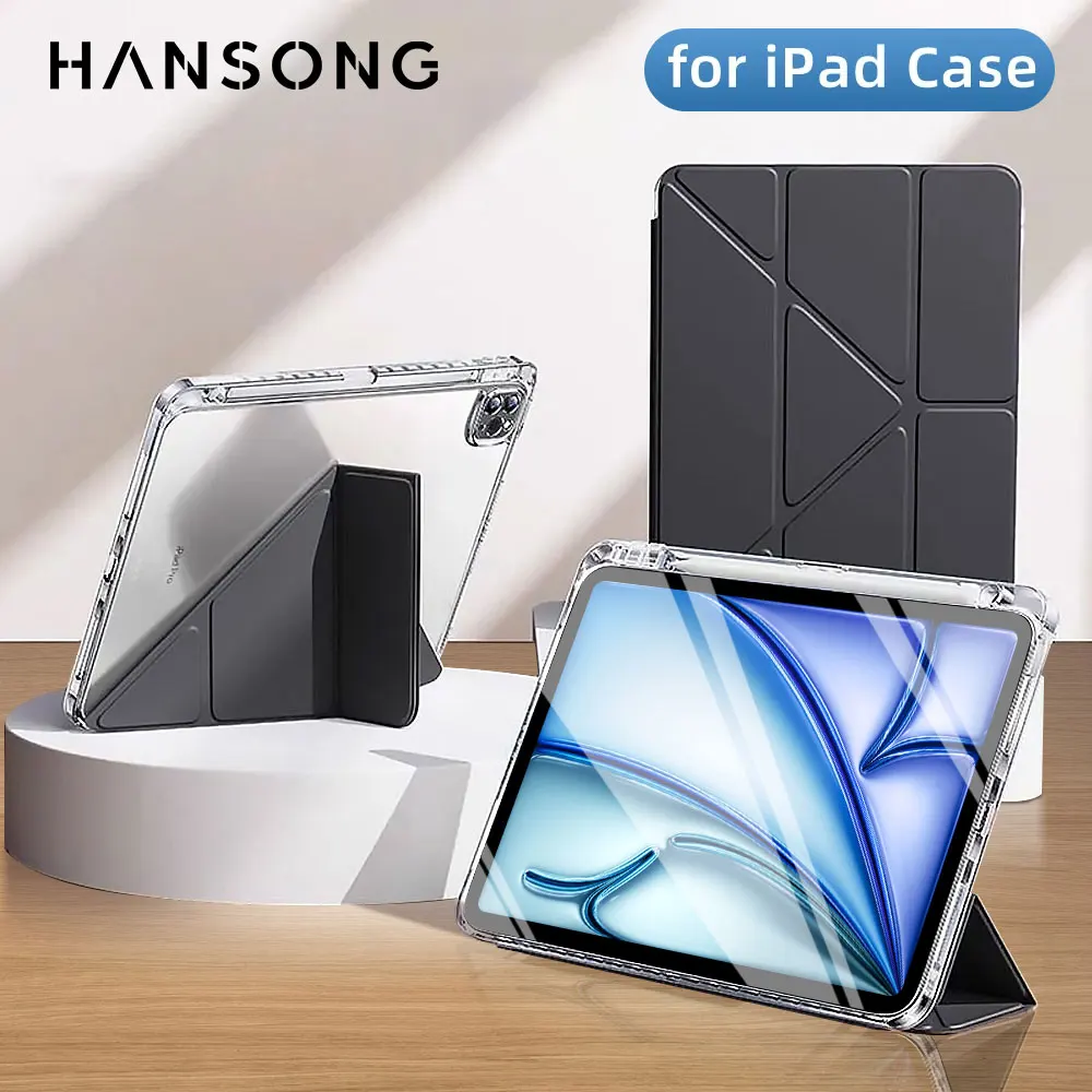 For iPad Case for iPad Air 11 13 M2 Pro 11 13 M4 iPad 10.2 7/8/9th iPad 10th Gen Pro 12.9 4/5/6th Pro 11 iPad 9.7 mini 6 Case