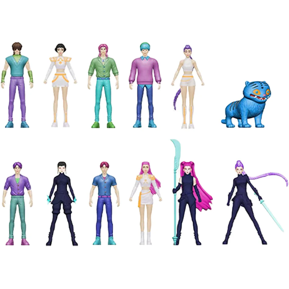 Nuevos juguetes de figuras de Anime Kpop Demon Hunters, bonitos juguetes de PVC con articulaciones móviles, modelo de figura de