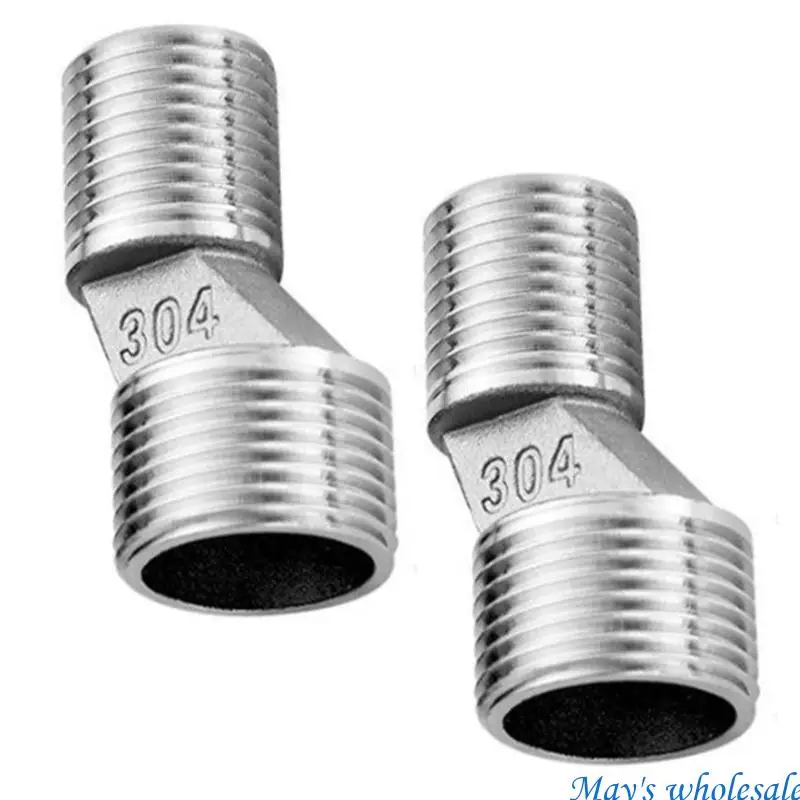 

2 шт. переходники для стальных труб, набор металлических настенных удлинителей для настенных кранов 448A