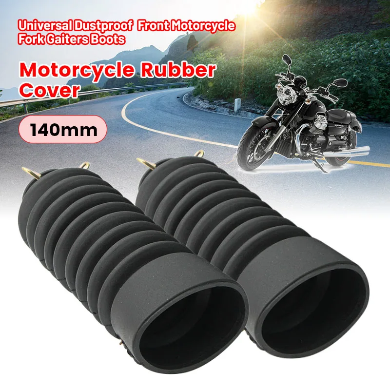 2Pcs Motorcycle Rubber Front Fork Boot Tube Slider Used For Land Rover BWS Xunying Zuma dust cover Shock Absorber Cover Gaiters