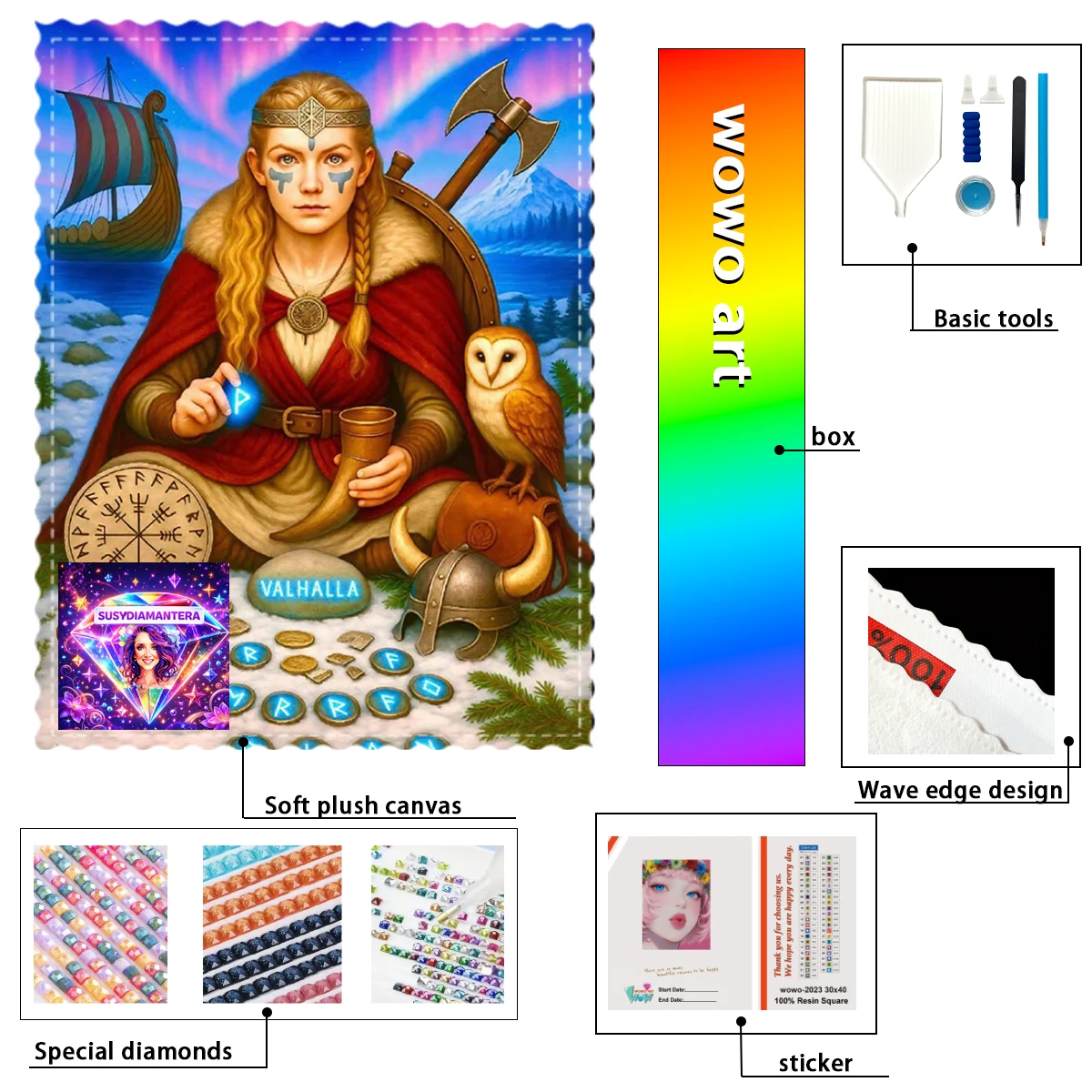 【susy-diamond-art】the-witch-who-does-divination-diamantera-100-full-diamond-stamping-kit-perfect-masterpiece-worth-buying