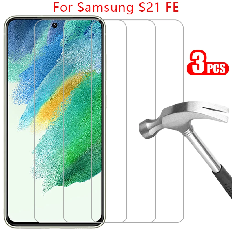 phone case for samsung galaxy s21 fe 5g tempered glass samsungs21fe s21fe samsungs21 s 21 21s f e ef s21ef back cover 360 galxy