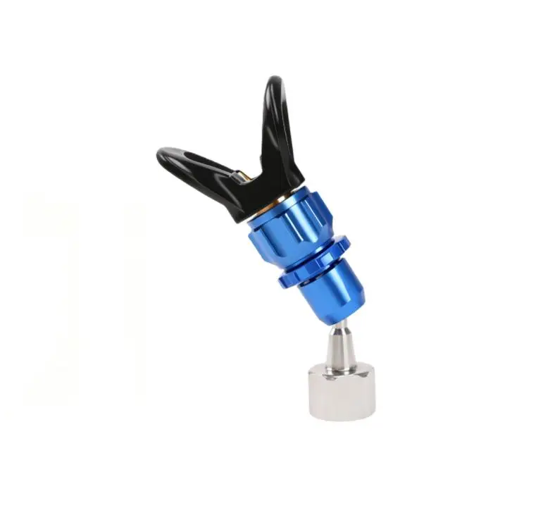 Spray Machine Accessory Adjustable Joint with Bearing Design 180 Rotation for Smooth Direction Control Blue 9.1x5.4x12.5cm