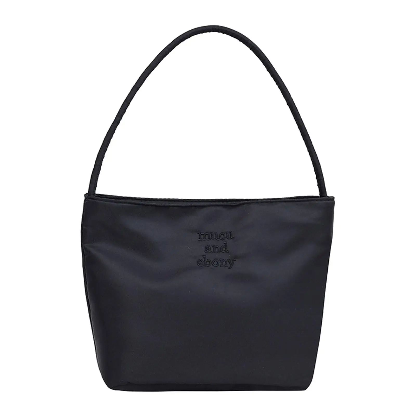 Women Nylon Shoulder Bag Chic Female Underarm Bag Top Handle Handbag for Summer Spring Birthday Outdoor Travel Vacation Beige 