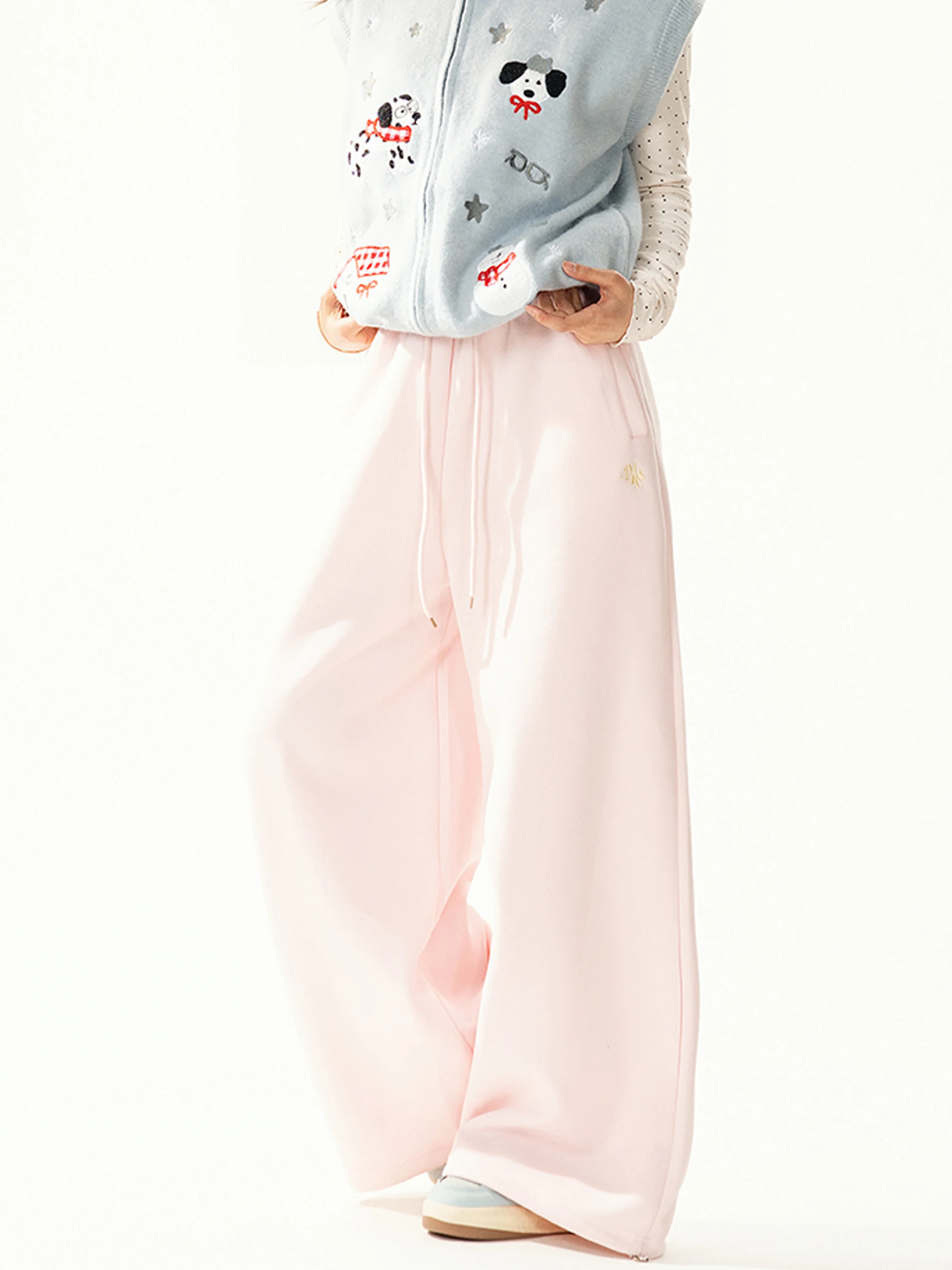 

Американские повседневные брюки для женщин: свободные, широкие, на шнурке, простые, базовые, уличные, длинные, модные, стройнящие