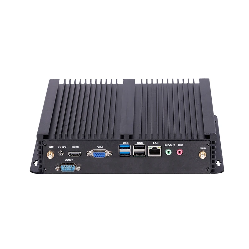 2026 ELSKY Factory IPC6000 Industrial Mini PC With Skylake Core I3 6100U I5 I7 CPU 4K VGA+HDMI DDR3 16G RAM 2/6*COM 6*USB