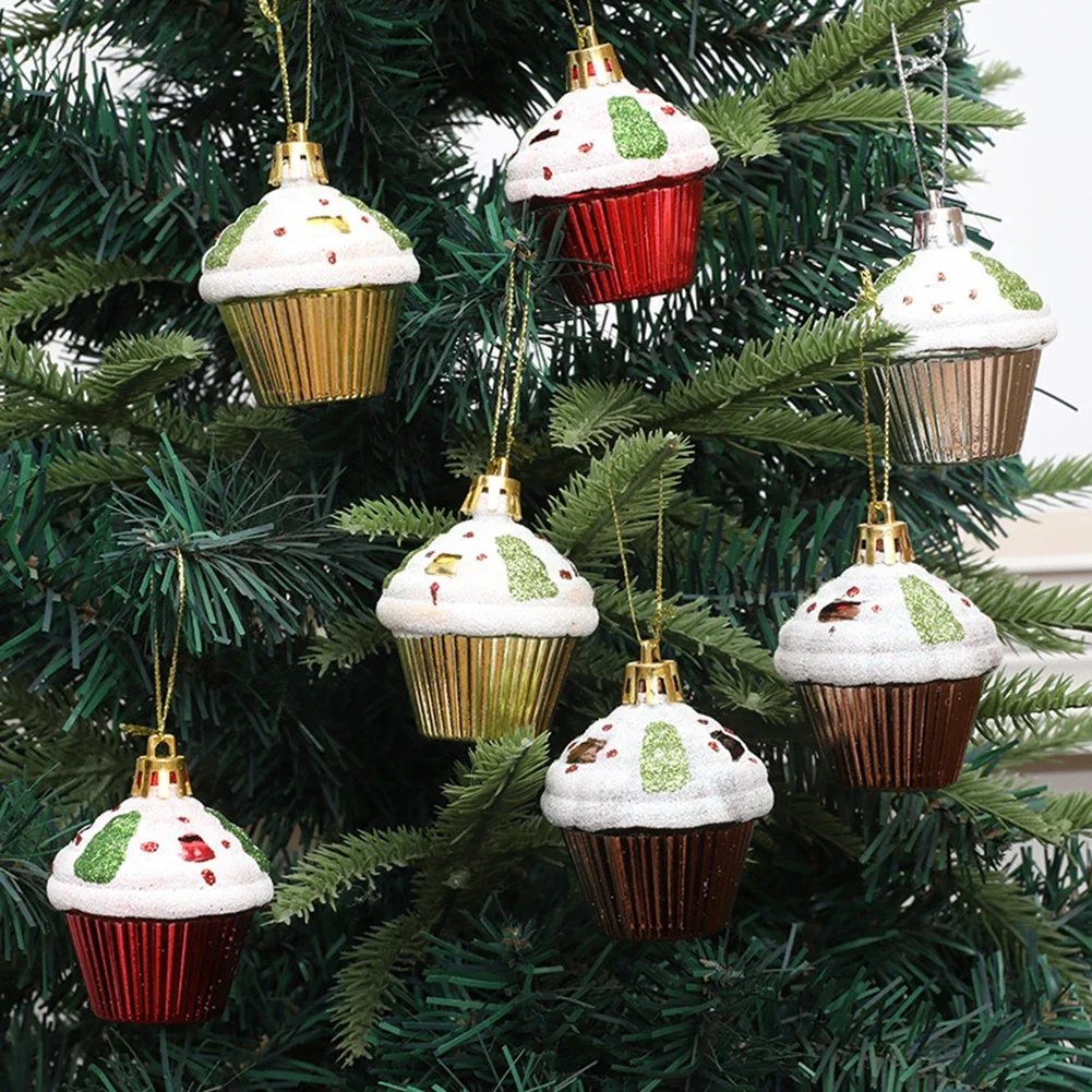 Festas festivas eventos de natal diy decoração do bolo decoração festiva ouro 4 pçs caixa conjunto tamanho compacto diy artesanato suprimentos