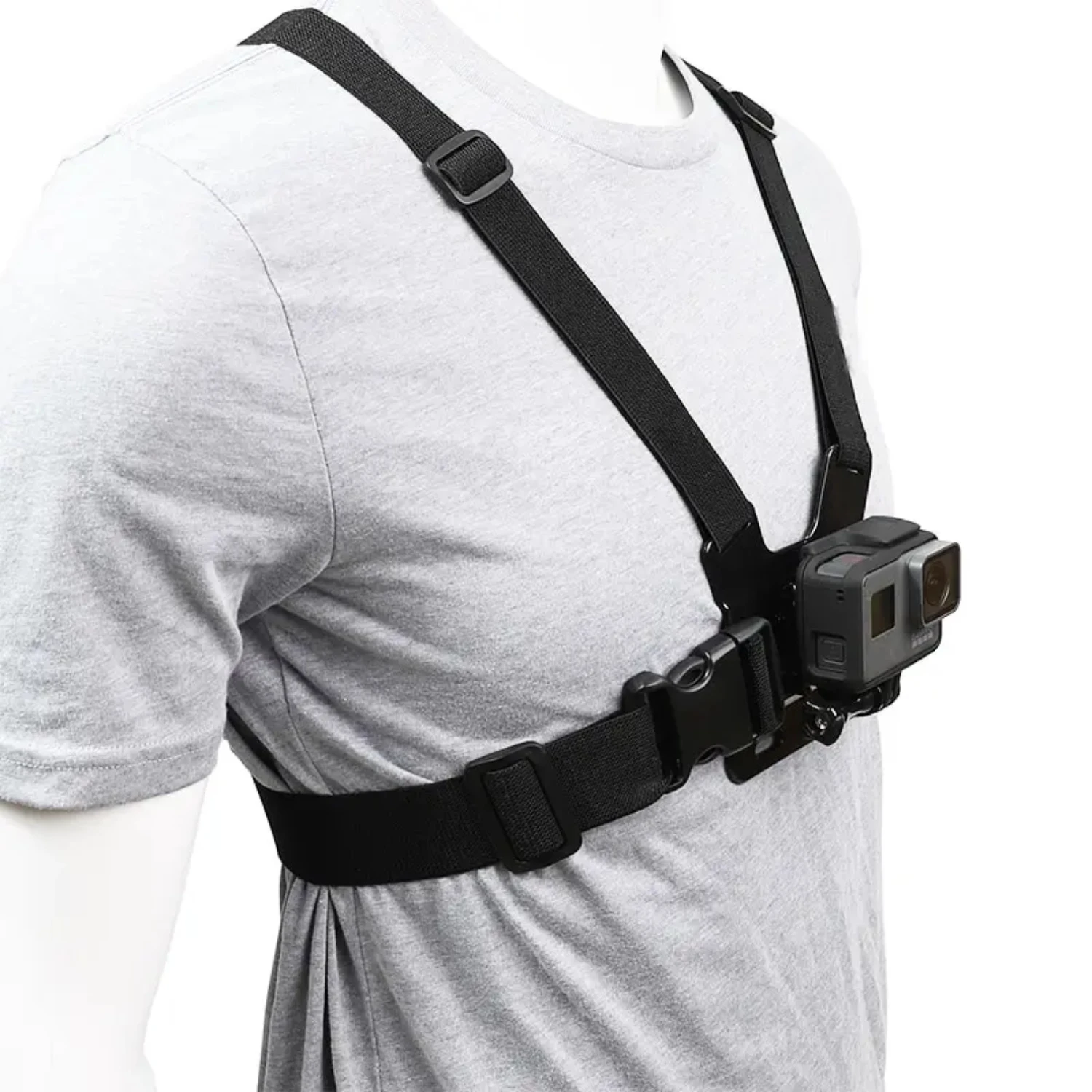 Adjustable Mobile Phone Chest Strap Mount for VLOG/POV  - Secure Chest Harness Holder for Insta & Camera Accessories.