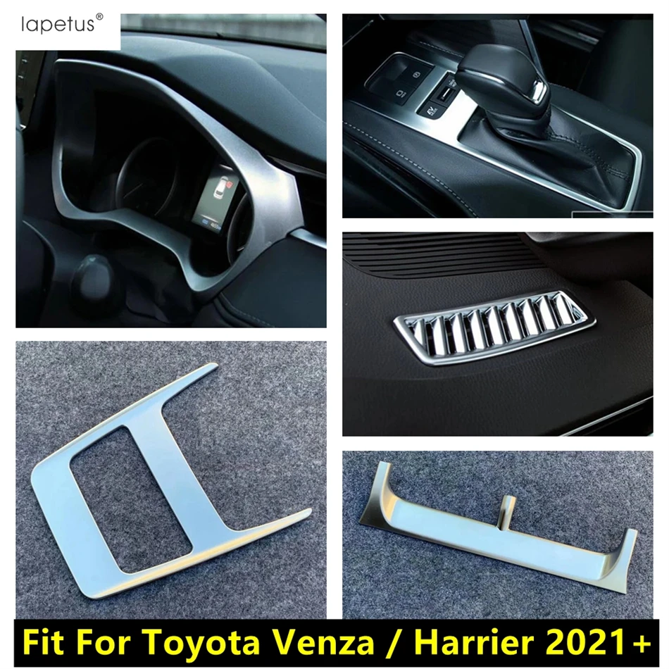 

Dashboard Middle Air AC Vent Outlet / Gear Shift Panel / Read Lamp Cover Trim Accessories For Toyota Venza / Harrier 2021 - 2024