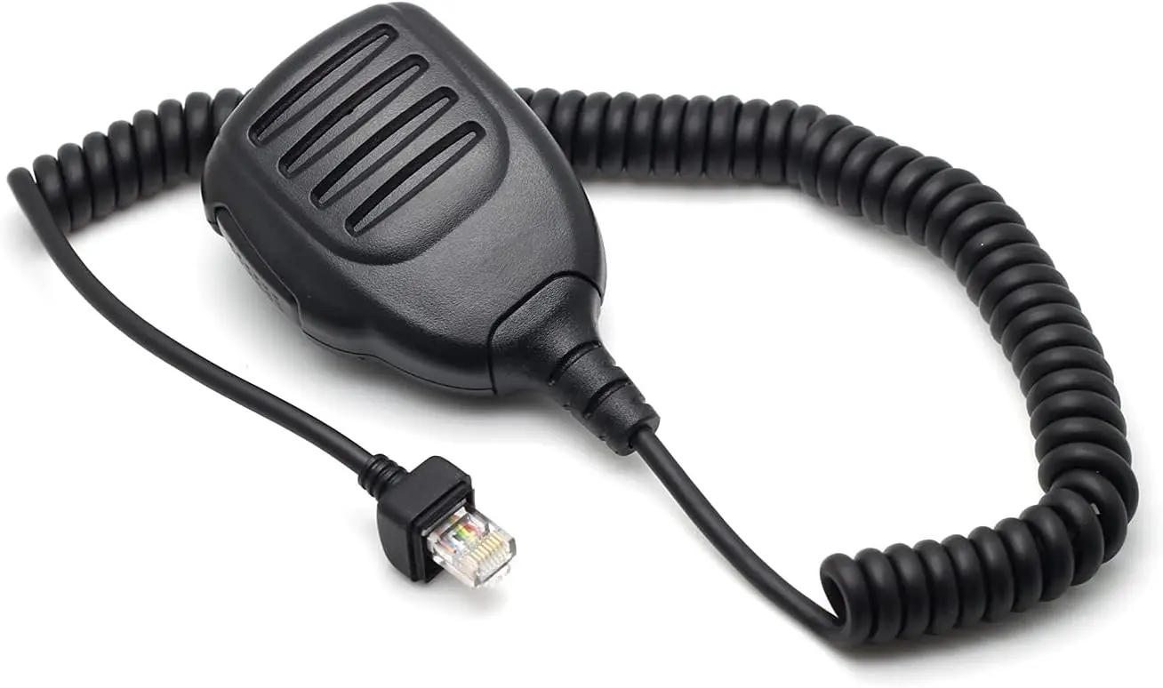 HM152 Microphone for ICOM Mobile Radios Speaker Mic IC-A110 A120 IC-208H 2200H 2300H 2820H F5012 F5122D F6061 D800H  8Pin RJ45