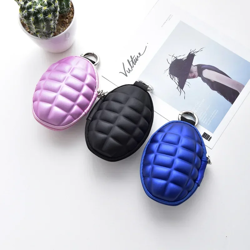 ขนาดใหญ่ความจุสําหรับผู้หญิงเกาหลีมินิน่ารักสร้างสรรค์เหรียญ Simple Multi-Function Car Key Case สําหรับชาย Key Organizer