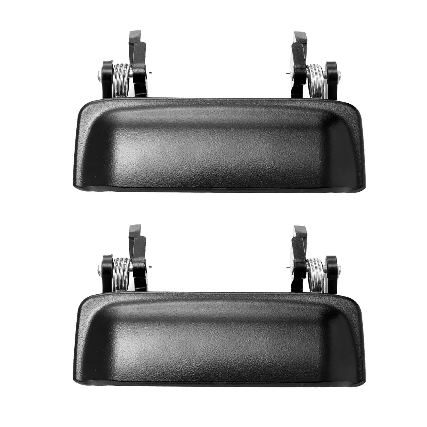 Front Door Latch Exterior Door Handle For Daily Vehicle Use ABS Plastic Construction Black Finish Direct Replacement