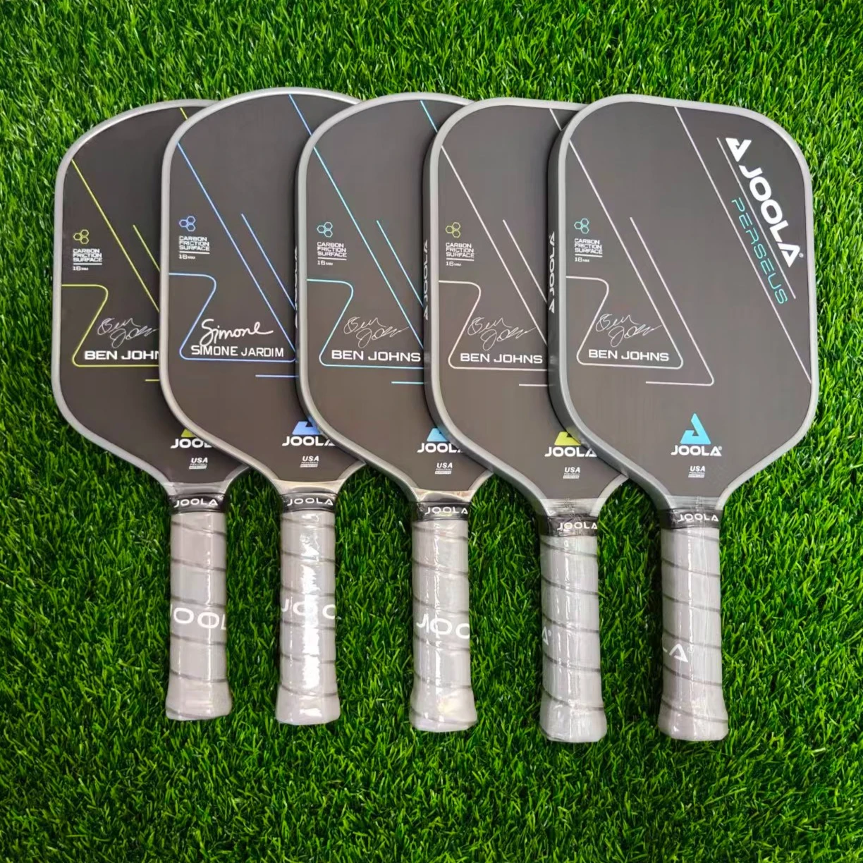 

JOOLA Professional Pickleball Paddles Perseus or Hyperion 16mm Raw Carbon Fiber Surface USAP Approved Well Power and Control