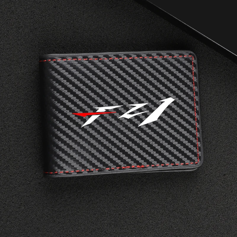 Carbon Fiber ID Card Holder Bank Credit Card Holder Smart Wallet For YAMAHA FZ1 FAZER 2006-2015