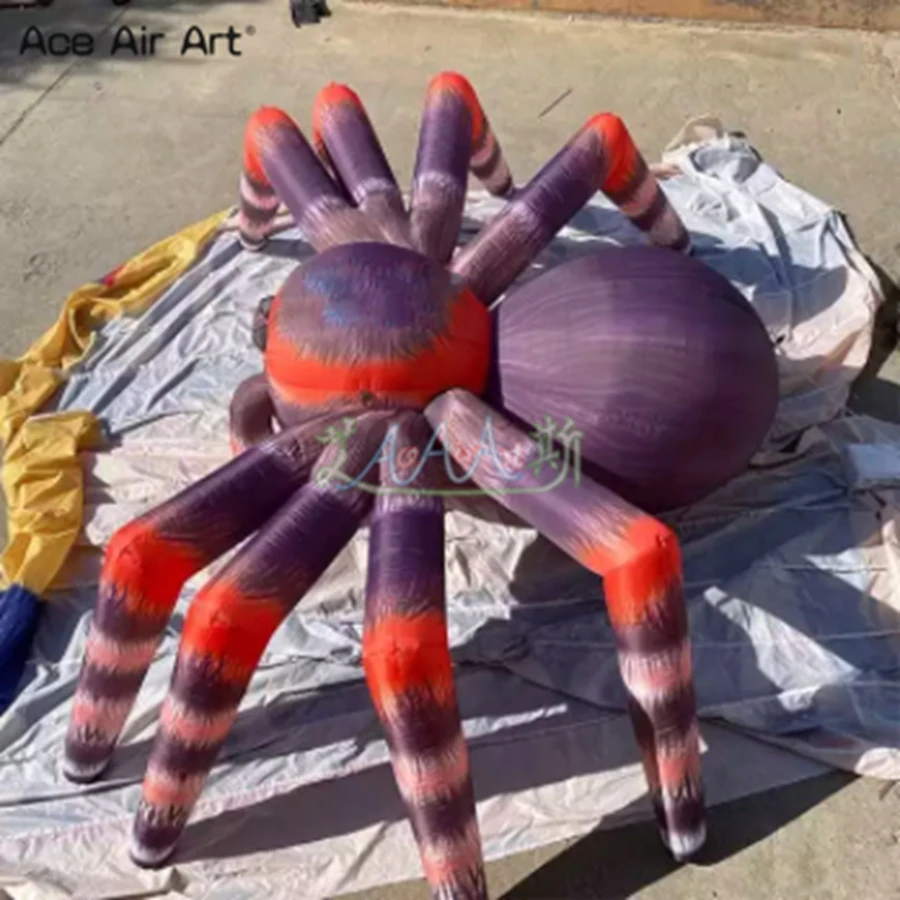 

5m Wide Lifelike Inflatable Red Spider For Advertising Decoration/ Shopmall Event Exhibition