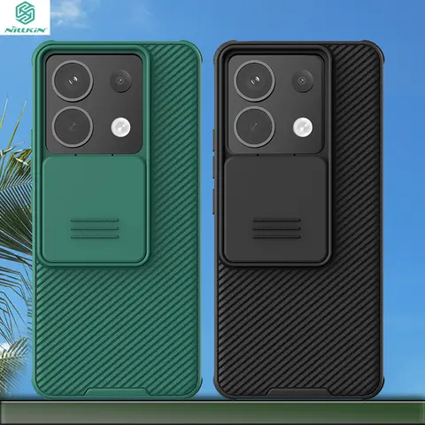 For Poco X6 5G Case NILLKIN Fitted Case Camshield Super Frosted Shield Case For Poco X6 5G Lens Protection Cover