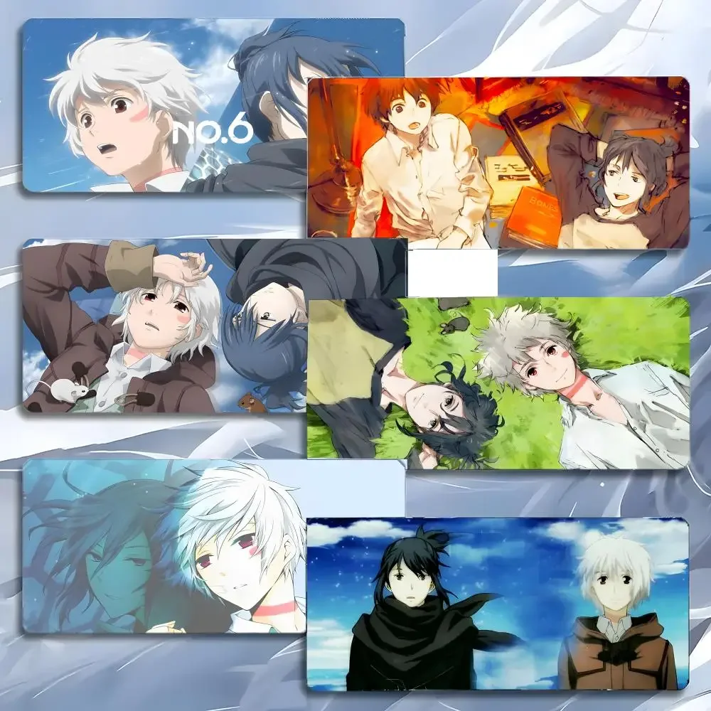 sci-fi bl statue N-No.6 Mouse Pad Mousepad Large Gaming LockEdge Thickened PC Table Desk Mat
