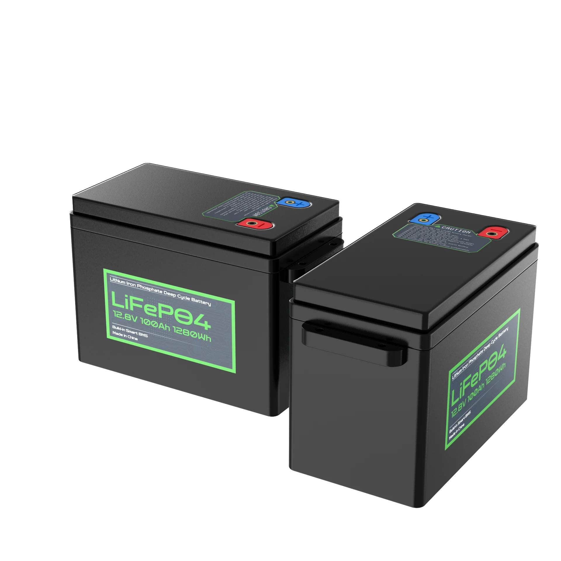 PSE Approved 12V 100Ah 1280WH Deep Cycle Lead Acid Batteries Life4po Battery Pack With BMS Solar