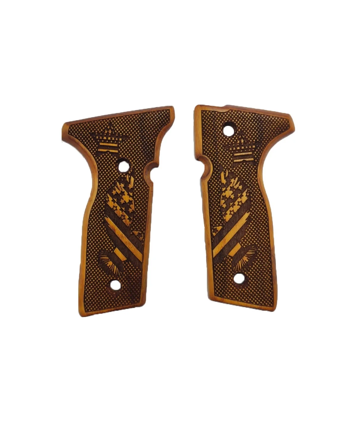 

Beretta Stoeger Compatible Laser Cut Wooden Grip 2022-6