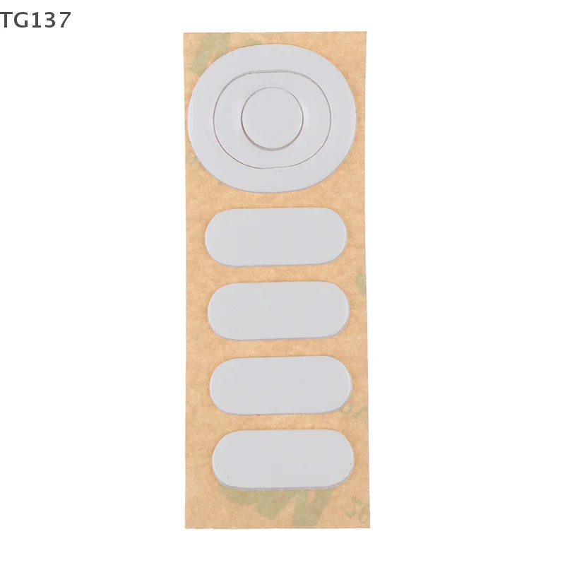 1 مجموعة PTFE الأبيض ماوس قدم زلاجات الماوس الماوس ينزلق منحنى حافة ل G304 G305 ماوس #2