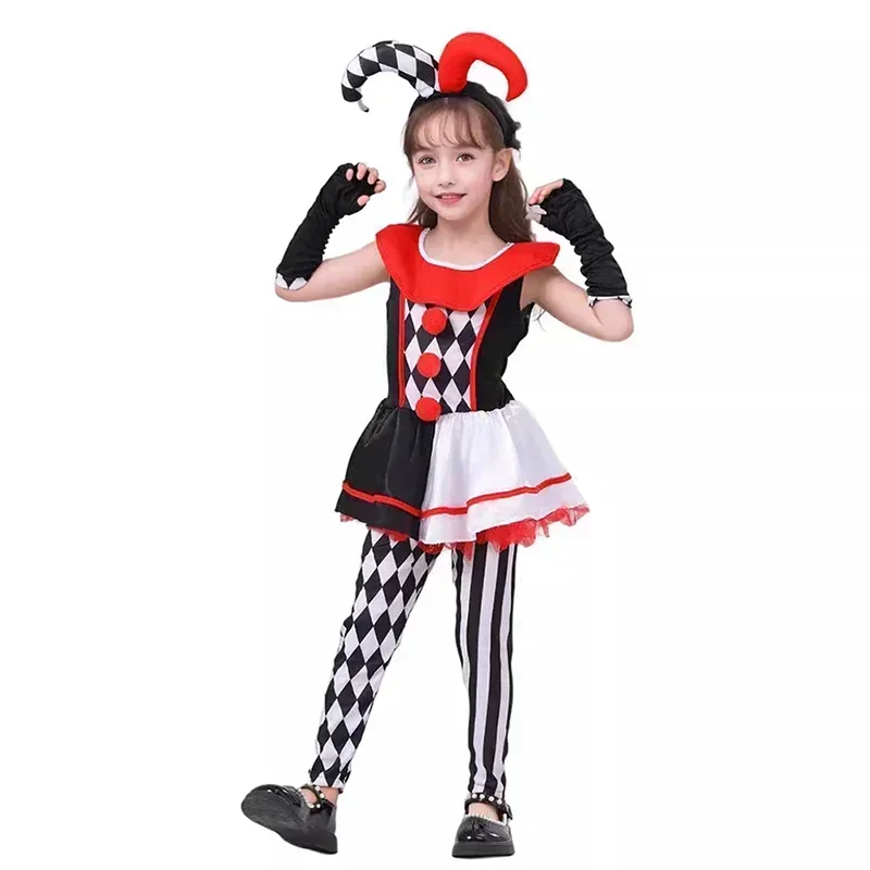2026-new-poker-pattern-jester-clown-cosplay-dress-outfit-halloween-carnival-party-costume